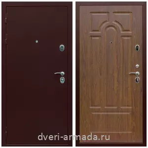 Красивые входные двери, Дверь входная железная Армада Люкс Антик медь / МДФ 6 мм ФЛ-58 Мореная береза с фрезеровкой в квартиру