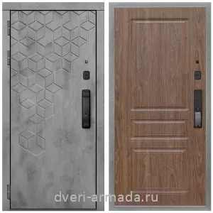 Входные металлические двери в Московской области, Дверь входная Армада Квадро МДФ 16 мм Kaadas K9 / МДФ 16 мм ФЛ-243 Морёная береза