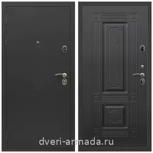 Черные входные двери, Металлическая дверь входная Армада Престиж Черный крокодил / МДФ 16 мм ФЛ-2 Венге