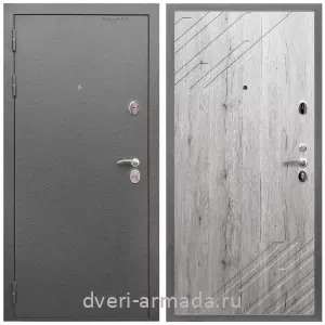 Красивые входные двери, Дверь входная Армада Оптима Антик серебро / МДФ 16 мм ФЛ-143 Рустик натуральный