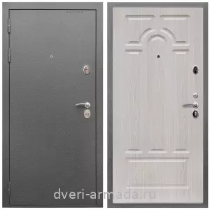 Наружные, Дверь входная Армада Оптима Антик серебро / МДФ 6 мм ФЛ-58 Дуб белёный