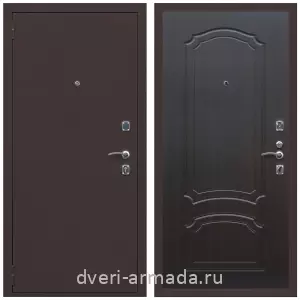 Входные двери 880 мм, Дверь входная Армада Комфорт Антик медь / МДФ 6 мм ФЛ-140 Венге