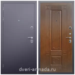 Входные двери 960 мм, Дверь входная Армада Люкс Антик серебро / МДФ 6 мм ФЛ-2 Морёная береза из металла в кирпичный дом с порошковой окраской