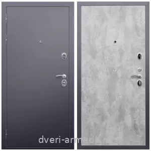 Входные двери 880х2050, Дверь входная металлическая взломостойкая Армада Люкс Антик серебро / МДФ 6 мм ПЭ Цемент светлый