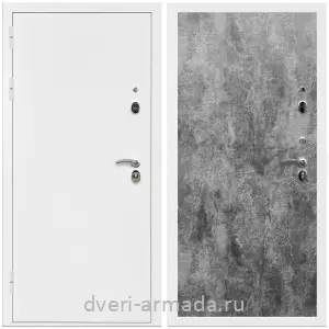 4 контура, Дверь входная Армада Оптима Белая шагрень / МДФ 6 мм ПЭ Цемент темный