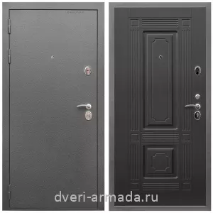 Наружные, Дверь входная Армада Оптима Антик серебро / МДФ 6 мм ФЛ-2 Венге