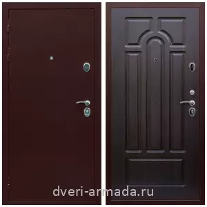 Входные двери 960х2050, Дверь входная Армада Люкс Антик медь / МДФ 16 мм ФЛ-58 Венге