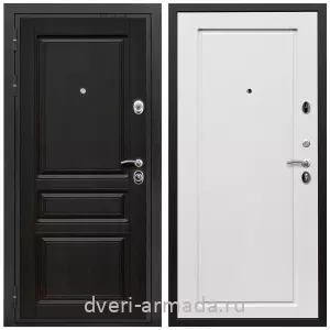 Входные двери МДФ с двух сторон, Дверь входная Армада Премиум-Н МДФ 16 мм ФЛ-243 Венге / МДФ 16 мм ФЛ-119 Ясень белый