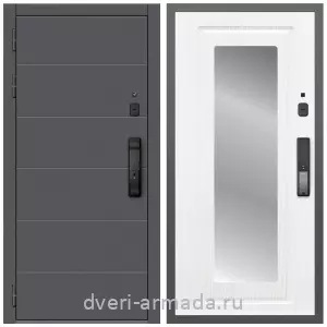 Входные металлические двери в Московской области, Дверь входная Армада Роуд МДФ 10 мм Kaadas K9 / МДФ 16 мм ФЛЗ-120 Ясень белый