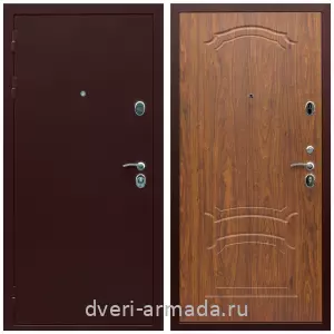 Входные двери лофт, Дверь входная утепленная Армада Люкс Антик медь / МДФ 6 мм ФЛ-140 Мореная береза