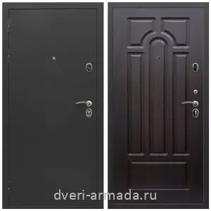 Черные входные двери, Металлическая дверь входная Армада Престиж Черный шелк / МДФ 6 мм ФЛ-58 Венге