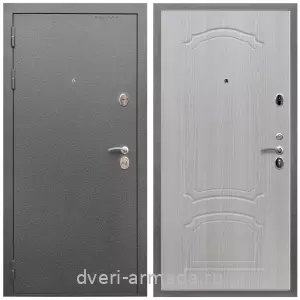 2 контура, Дверь входная Армада Оптима Антик серебро / МДФ 6 мм ФЛ-140 Дуб белёный