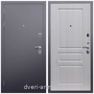 Антивандальные для квартир, Дверь входная Армада Люкс Антик серебро / МДФ 16 мм ФЛ-243 Дуб белёный