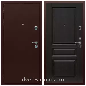 Левые входные двери, Дверь входная Армада Люкс Антик медь / МДФ 16 мм ФЛ-243 Венге