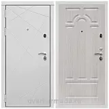Дверь входная Армада Тесла МДФ 16 мм / МДФ 6 мм ФЛ-58 Дуб белёный