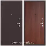 Дверь входная Армада Комфорт Антик медь / МДФ 6 мм ПЭ Итальянский орех