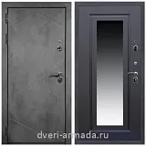Дверь входная Армада Лофт МДФ 16 мм ФЛ-291 Бетон тёмный / МДФ 16 мм ФЛЗ-120 Венге