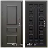 Дверь входная уличная в дом Армада Фаренгейт / МДФ 16 мм ФЛ-183 Венге для загородного дома