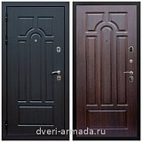 Входные двери толщиной 80 мм, Дверь входная Армада Эврика ФЛ-58 / ФЛ-58 Венге в частный дом