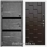 Дверь входная Армада Престиж Белая шагрень МДФ 16 мм Торос графит / ОЛ-39 Эковенге
